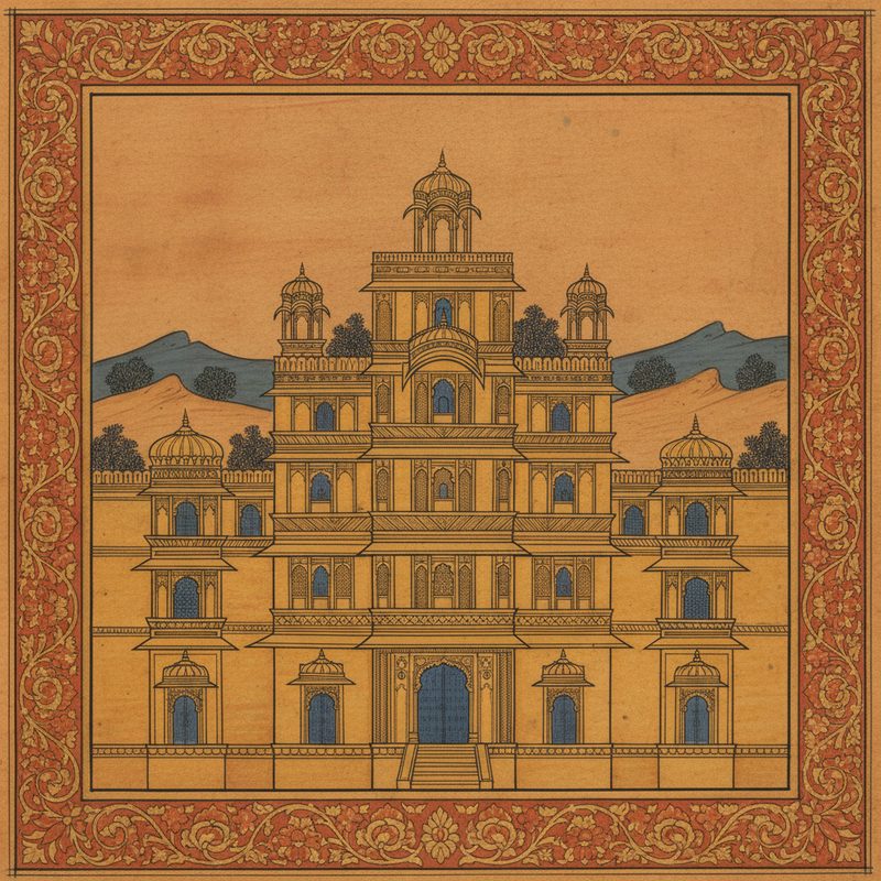 Patwon Ki Haveli illustration