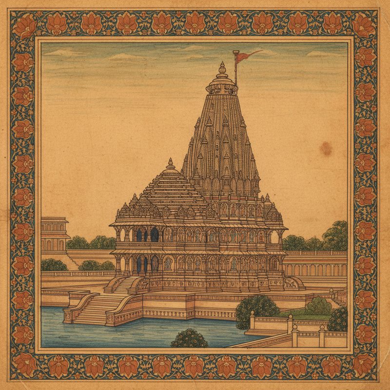 Jagdish Temple illustration
