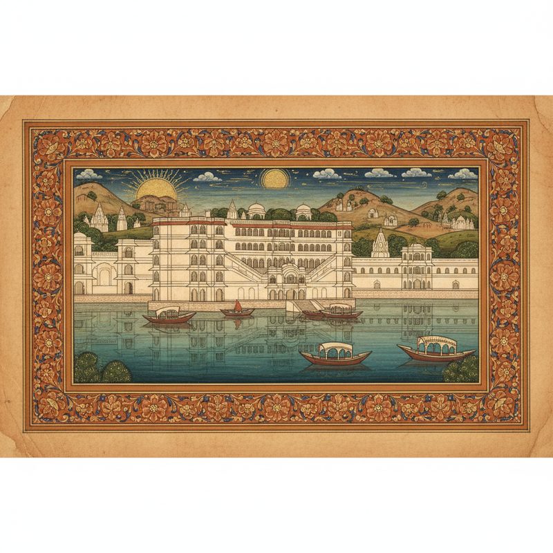 Bagore Ki Haveli illustration