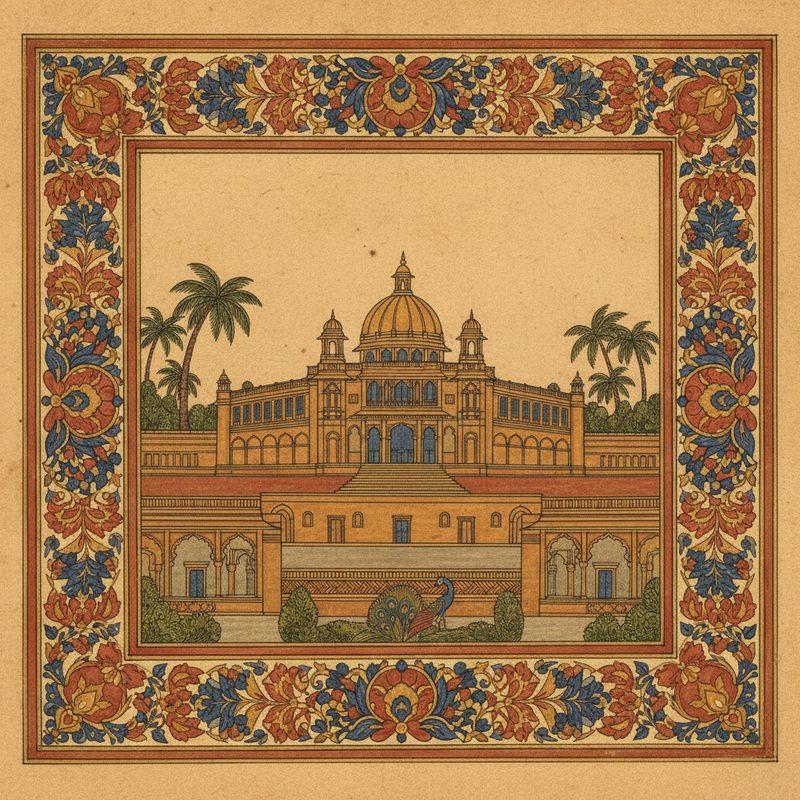 Umaid Bhawan Palace illustration