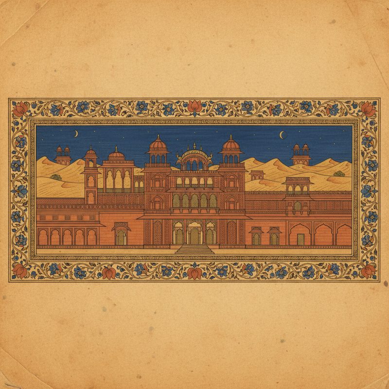 Lalgarh Palace illustration