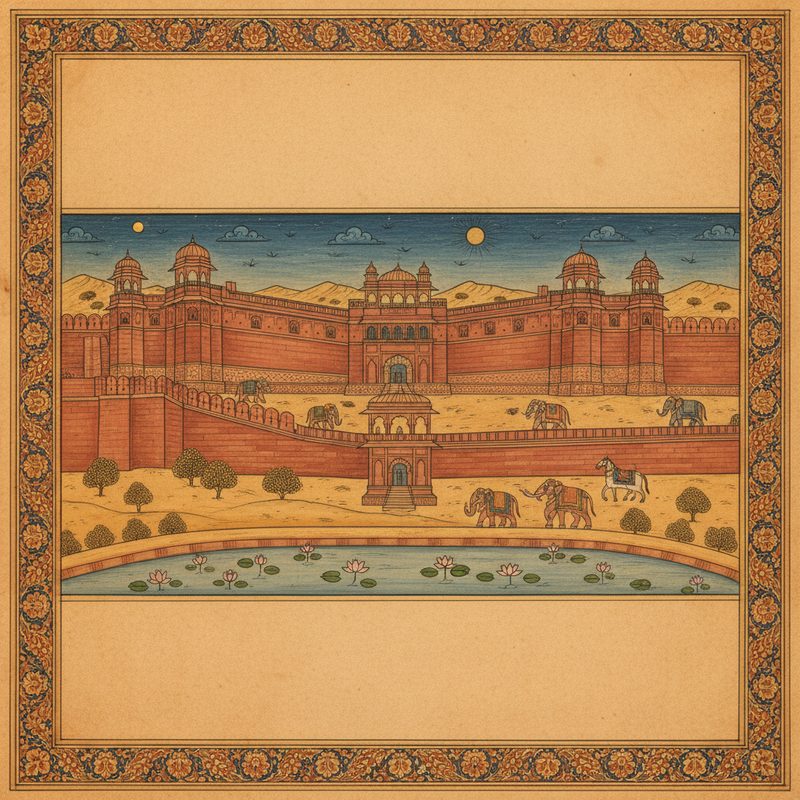 Junagarh Fort illustration