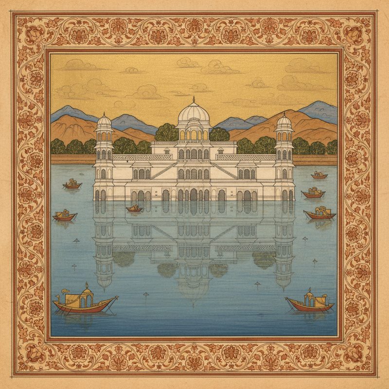 Lake Palace illustration